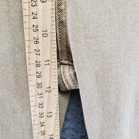 Risen Jeans Womens 13/31 Tan Brown Stretch Denim Flared - Picture 6 of 10